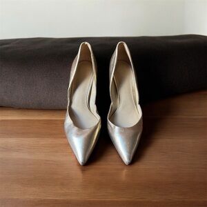 Michael Kors Metallic Silver Heels